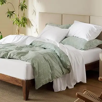Bedsure Queen Sheets, Rayon Derived from Bamboo amazon product image