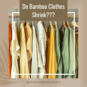 Featured Image - Do Bamboo Clothes Shrink featuring a rack of bamboo clothes