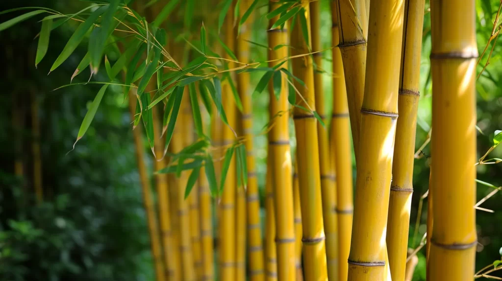 an image of moso golden bamboo in the wild