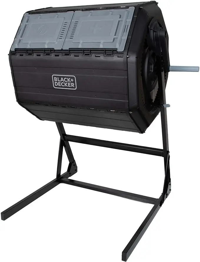 BLACK+DECKER Dual Chamber Compost Tumbler (BDSTGA9701) product image